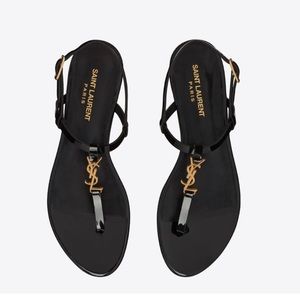 YSL Cassandra Slide Sandal